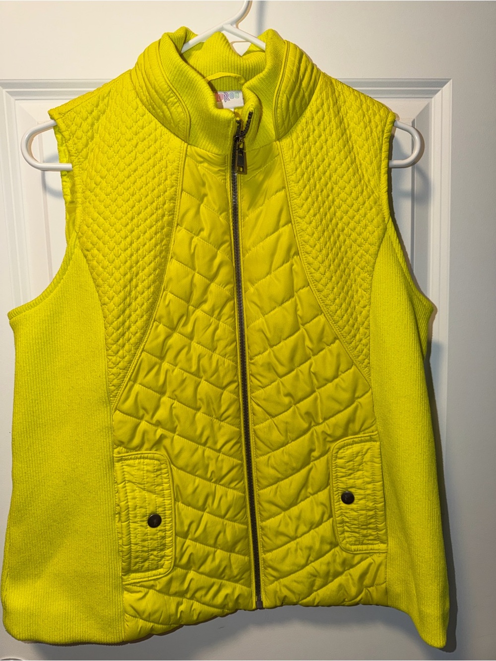 LuLaRoe Hunter Vest in Vibrant Yellow